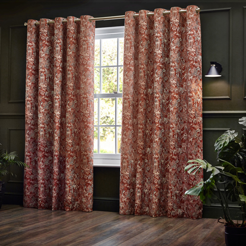 Bengal Eyelet, Amber - Ready Made Curtains - Image 3